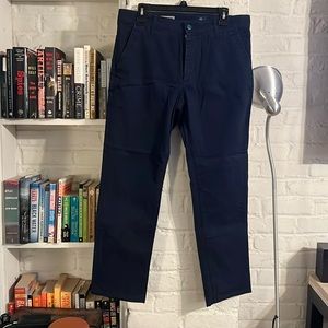 AG Green Label Graduate Trousers navy blue 34R
